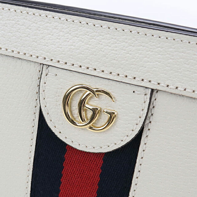 Used Gucci shoulder bag ladies brand GUCCI Ophidia chain bag leather 719883 white USDGU110410011