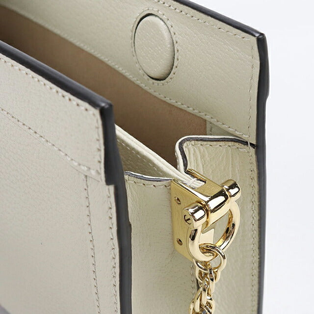 Used Gucci shoulder bag ladies brand GUCCI Ophidia chain bag leather 719883 white USDGU110410011