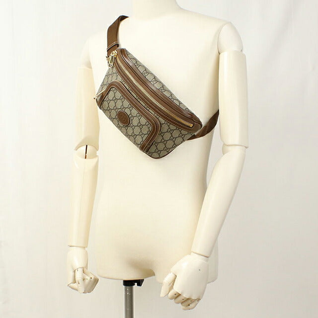 中古 グッチ ボディバッグ メンズ ブランド GUCCI インターロッキングG