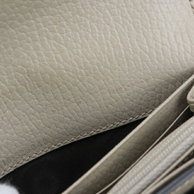 中古 グッチ 長財布二折 レディース ブランド GUCCI ダブルG コンチネンタルウォレット 456116 ベージュ USDGU110623011