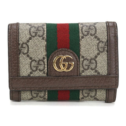 Used Gucci tri-fold wallet tri-fold wallet ladies brand GUCCI Ophidia 644334 Beige USDGU110727011
