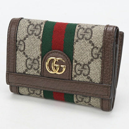 Used Gucci tri-fold wallet tri-fold wallet ladies brand GUCCI Ophidia 644334 Beige USDGU110727011