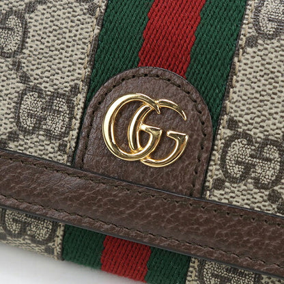 Used Gucci tri-fold wallet tri-fold wallet ladies brand GUCCI Ophidia 644334 Beige USDGU110727011