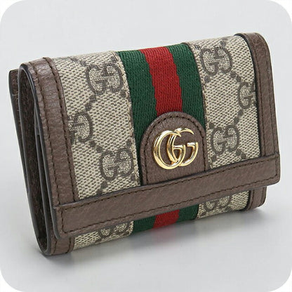 Used Gucci tri-fold wallet tri-fold wallet ladies brand GUCCI Ophidia 644334 Beige USDGU110727011