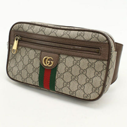 中古 グッチ ボディバッグ ユニセックス ブランド GUCCI オフィディア GGベルトバッグ レザー 574796 ベージュ USDGU110830011