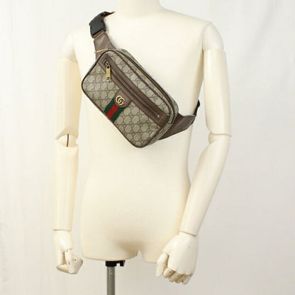 中古 グッチ ボディバッグ ユニセックス ブランド GUCCI オフィディア GGベルトバッグ レザー 574796 ベージュ USDGU110830011