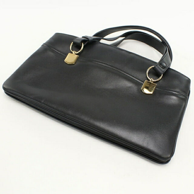 Used Gucci handbag ladies brand GUCCI GG Marmont Alley leather 550130 black USDGU111109011