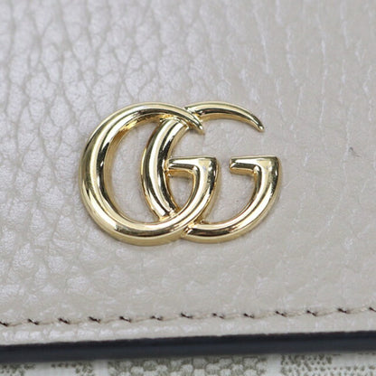 Used Gucci Bifold Wallet Bifold Wallet Ladies Brand GUCCI Double G Medium Wallet 595857 Beige USDGU111125011