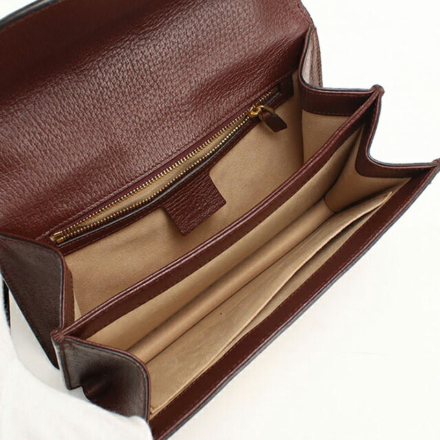 中古 グッチ ハンドバッグ レディース ブランド GUCCI オフィディア ミディアムトップハンドルバッグ 651055 ワインレッド USDGU111150011