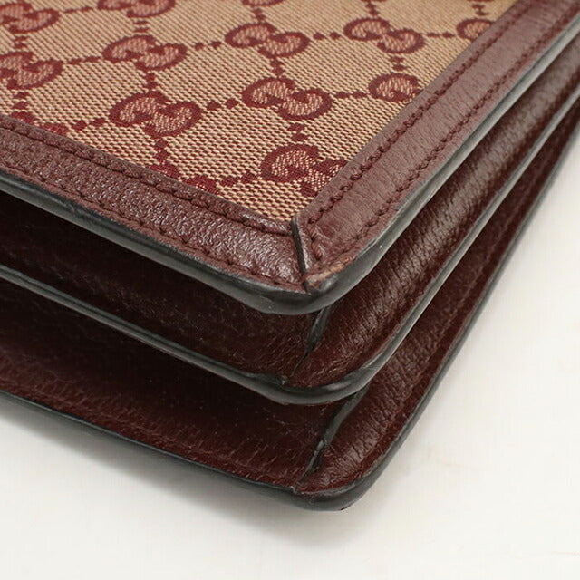 中古 グッチ ハンドバッグ レディース ブランド GUCCI オフィディア ミディアムトップハンドルバッグ 651055 ワインレッド USDGU111150011