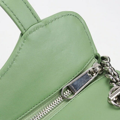 Used Gucci tote bag ladies brand GUCCI petit GG 2WAY leather 745918 green USDGU111468011