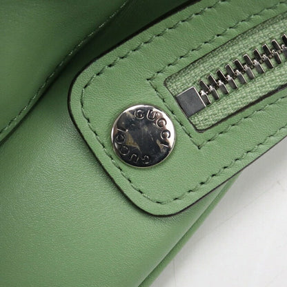 Used Gucci tote bag ladies brand GUCCI petit GG 2WAY leather 745918 green USDGU111468011