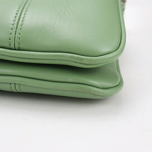 Used Gucci tote bag ladies brand GUCCI petit GG 2WAY leather 745918 green USDGU111468011