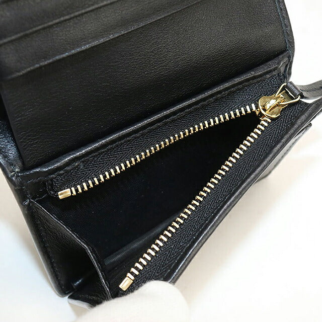 中古 グッチ 二つ折り財布 二折財布 コンパクト レディース ブランド GUCCI GGマトラッセ カードケース ウォレット レザー 723786 ブラック USDGU111475011