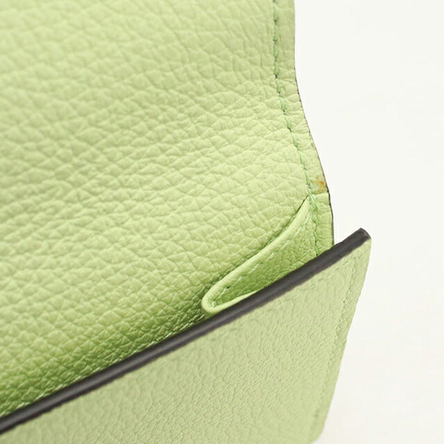 中古 グッチ 三つ折り財布 三折財布 レディース ブランド GUCCI レザー 731694 グリーン USDGU111523011