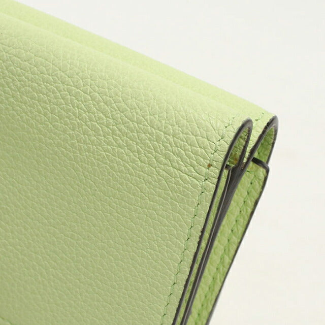 中古 グッチ 三つ折り財布 三折財布 レディース ブランド GUCCI レザー 731694 グリーン USDGU111523011