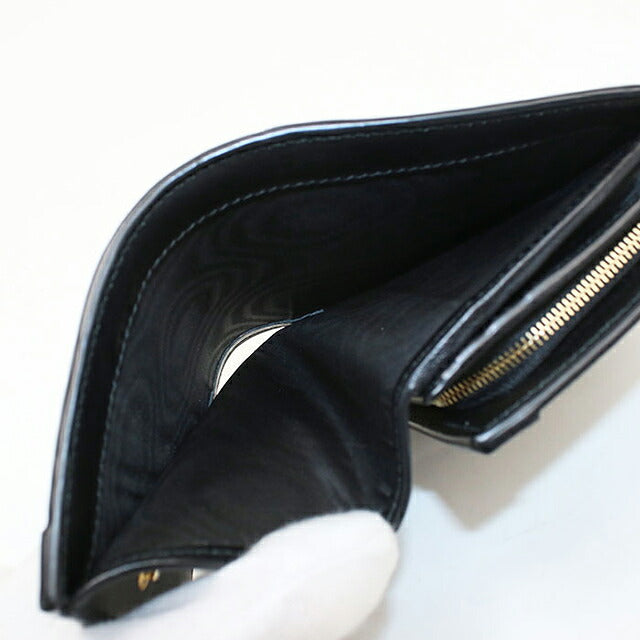 中古 グッチ 二つ折り財布 二折財布 コンパクト レディース ブランド GUCCI GGマトラッセ  レザー 723799 ブラック USDGU111723011