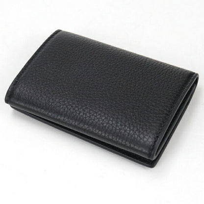 中古 グッチ 名刺入れ メンズ ブランド GUCCI グッチロゴ カードケース レザー 771152 ブラック USDGU112158011