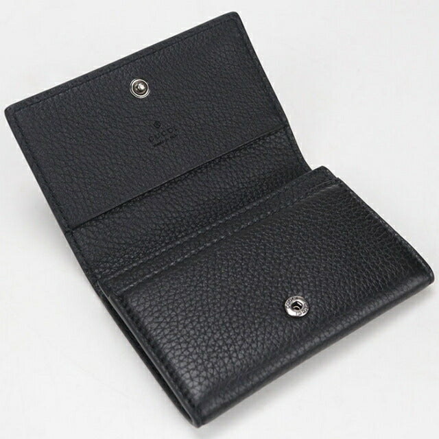中古 グッチ 名刺入れ メンズ ブランド GUCCI グッチロゴ カードケース