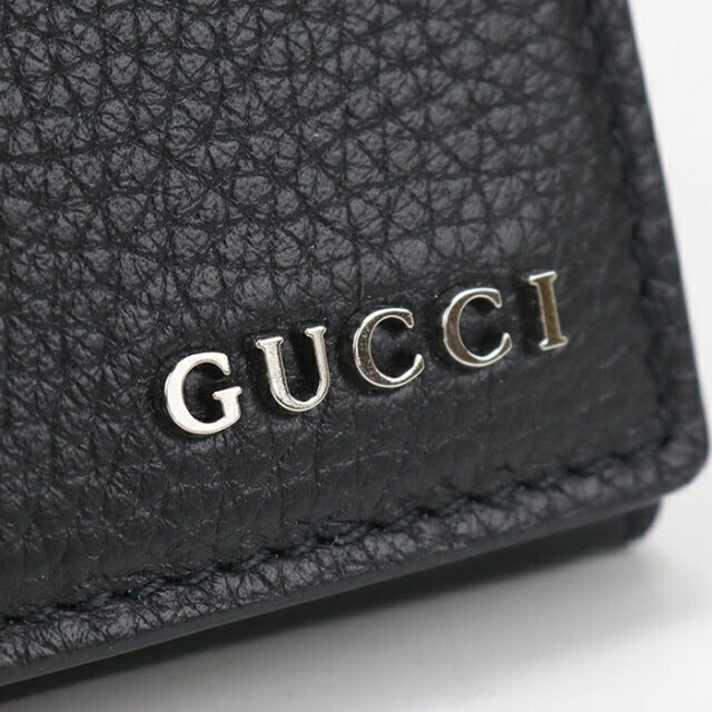 中古 グッチ 名刺入れ メンズ ブランド GUCCI グッチロゴ カードケース