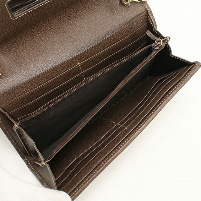 中古 グッチ チェーンウォレット レディース ブランド GUCCI オフィディア レザー 546592 ベージュ USDGU112215011