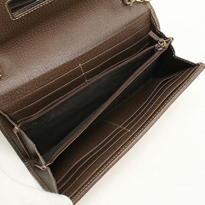 中古 グッチ チェーンウォレット レディース ブランド GUCCI オフィディア レザー 546592 ベージュ USDGU112215011