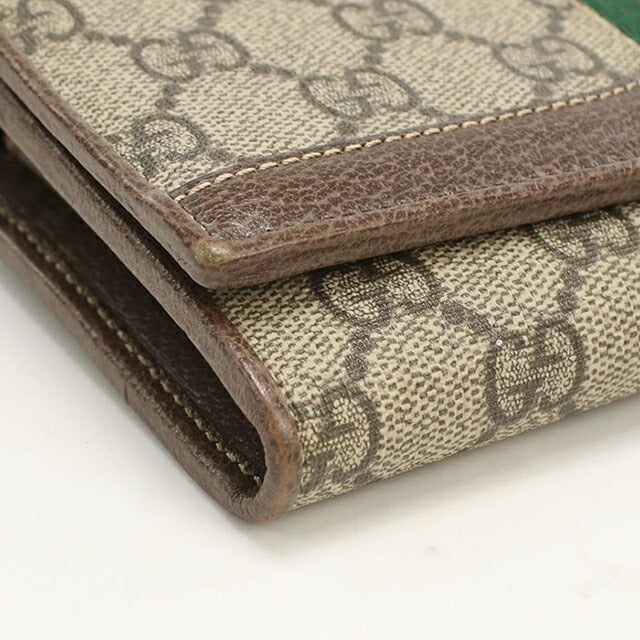 中古 グッチ チェーンウォレット レディース ブランド GUCCI オフィディア レザー 546592 ベージュ USDGU112215011