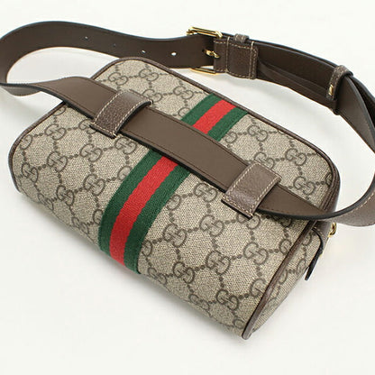 中古 グッチ ボディバッグ レディース ブランド GUCCI オフィディア ベルトバッグ レザー 517076 ベージュ USDGU112315011