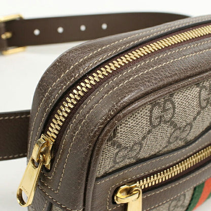 中古 グッチ ボディバッグ レディース ブランド GUCCI オフィディア ベルトバッグ レザー 517076 ベージュ USDGU112315011