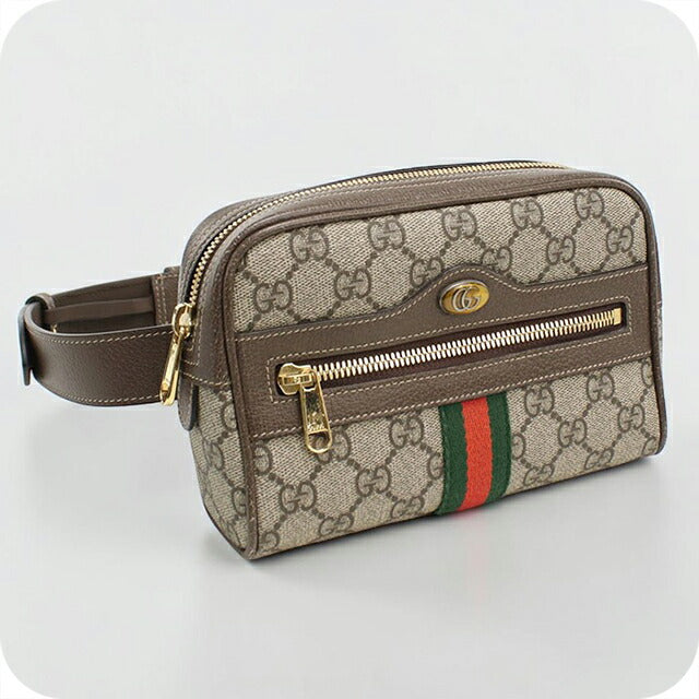 中古 グッチ ボディバッグ レディース ブランド GUCCI オフィディア ベルトバッグ レザー 517076 ベージュ USDGU112315011
