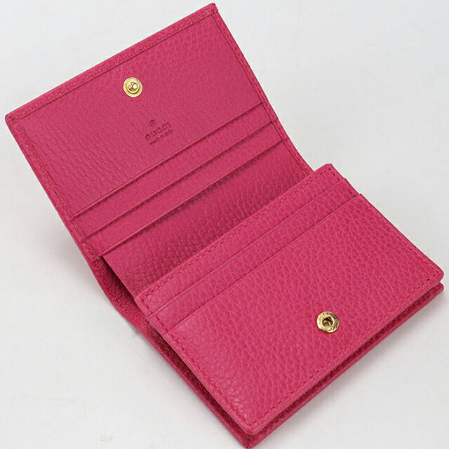 中古 グッチ 二つ折り財布 二折財布 レディース ブランド GUCCI ﾀﾞﾌﾞﾙG