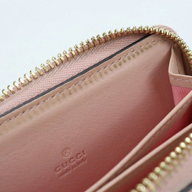 中古 グッチ 小銭入れ レディース ブランド GUCCI GGマーモント コインケース 701485 ピンク USDGU112605011