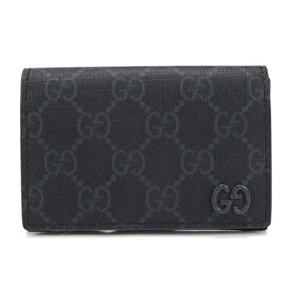 中古 グッチ 名刺入れ メンズ ブランド GUCCI GGスプリーム GGカードケース 856559 FACQC 1048 グレー USDGU112613011