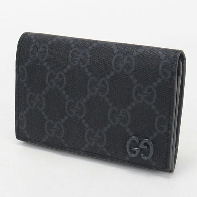 中古 グッチ 名刺入れ メンズ ブランド GUCCI GGスプリーム GGカードケース 856559 FACQC 1048 グレー USDGU112613011