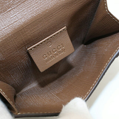 中古 グッチ 二つ折り財布 二折財布 レディース ブランド GUCCI GGスプリーム Wホック 309755 ベージュ USDGU112701011