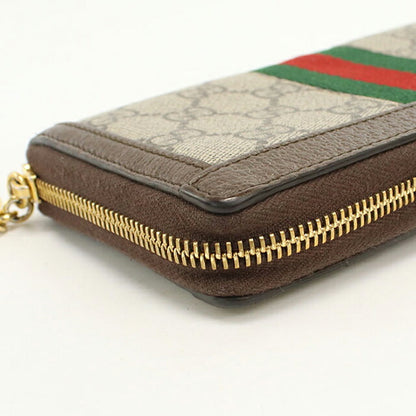 中古 グッチ 長財布ラウンドファスナー レディース ブランド GUCCI オフィディア ジップアラウンドウォレット 523154 ベージュ USDGU113045011