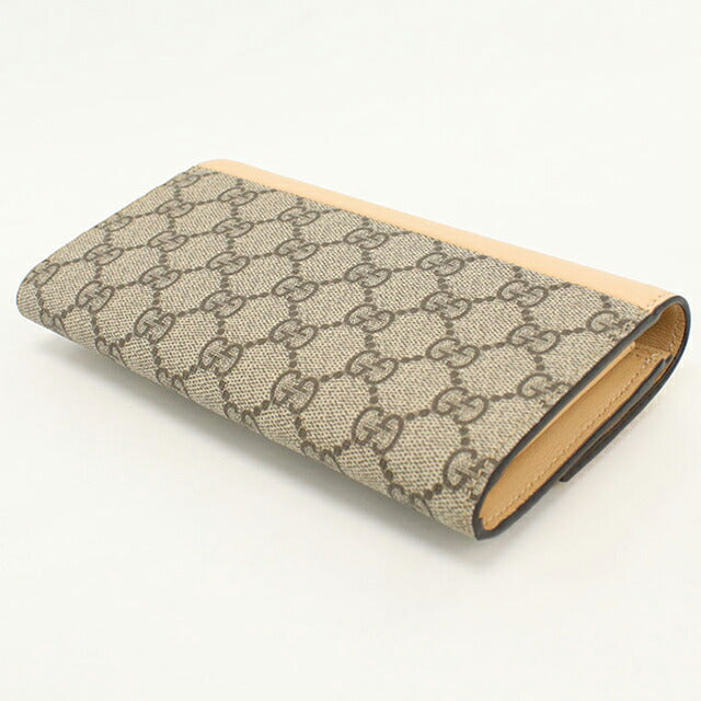 中古 グッチ 長財布二折 レディース ブランド GUCCI ダブルG レザー