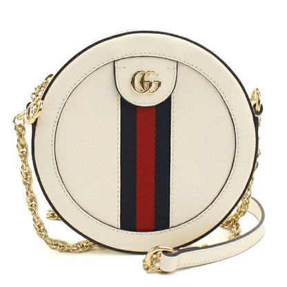 中古 グッチ ショルダーバッグ レディース ブランド GUCCI オフィディア レザー 550618 ホワイト USDGU113369011