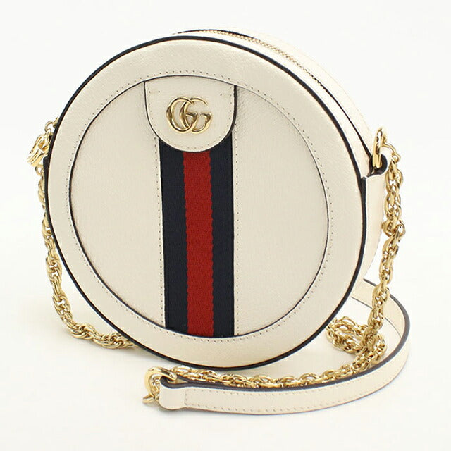 中古 グッチ ショルダーバッグ レディース ブランド GUCCI オフィディア レザー 550618 ホワイト USDGU113369011