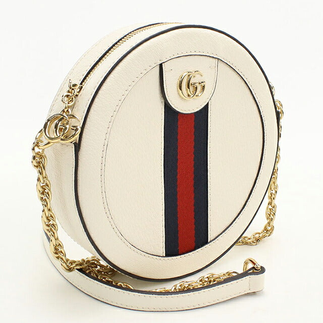 中古 グッチ ショルダーバッグ レディース ブランド GUCCI オフィディア レザー 550618 ホワイト USDGU113369011