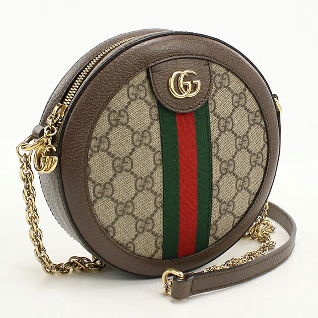中古 グッチ ショルダーバッグ レディース ブランド GUCCI オフィディア チェーン レザー 550618 ベージュ USDGU113407011
