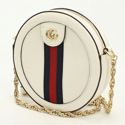 中古 グッチ ショルダーバッグ レディース ブランド GUCCI オフィディア  レザー 550618 ホワイト USDGU113428011