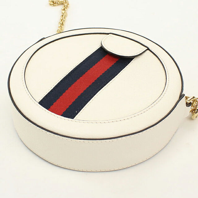 中古 グッチ ショルダーバッグ レディース ブランド GUCCI オフィディア  レザー 550618 ホワイト USDGU113428011