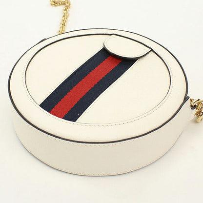 中古 グッチ ショルダーバッグ レディース ブランド GUCCI オフィディア  レザー 550618 ホワイト USDGU113428011