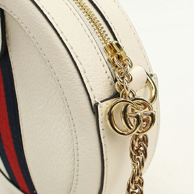 中古 グッチ ショルダーバッグ レディース ブランド GUCCI オフィディア  レザー 550618 ホワイト USDGU113428011