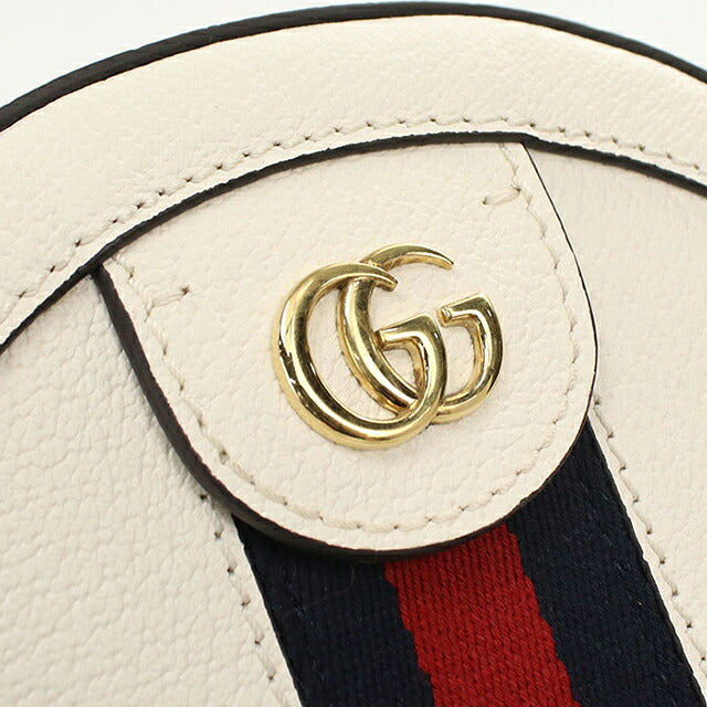 中古 グッチ ショルダーバッグ レディース ブランド GUCCI オフィディア  レザー 550618 ホワイト USDGU113428011
