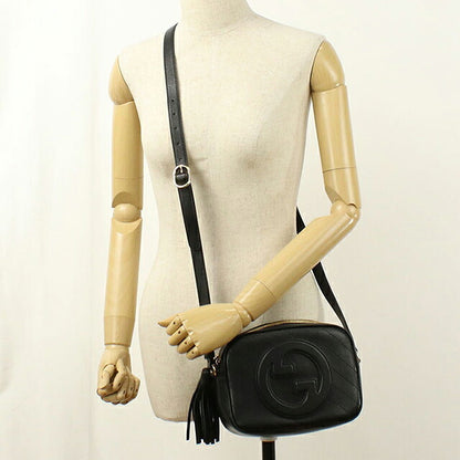 中古 グッチ ショルダーバッグ レディース ブランド GUCCI ブロンディ  レザー 742360 ブラック USDGU113429011