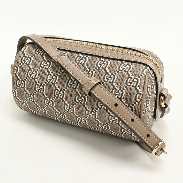 中古 グッチ 斜め掛け ショルダーバッグ レディース ブランド GUCCI GGシャドウ レザー 796231 ベージュ USDGU113555011