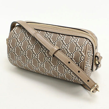 中古 グッチ 斜め掛け ショルダーバッグ レディース ブランド GUCCI GGシャドウ レザー 796231 ベージュ USDGU113555011