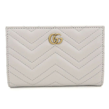 中古 グッチ 二つ折り財布 二折財布 レディース ブランド GUCCI ダブルG カードケースウォレット レザー 781583 USDGU113622011